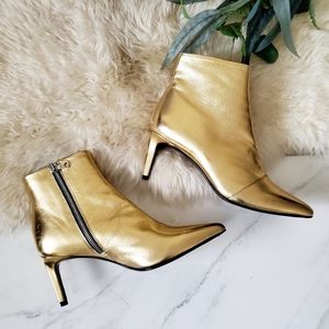*NEW* Rag & Bone Beha Booties in Gold Metallic